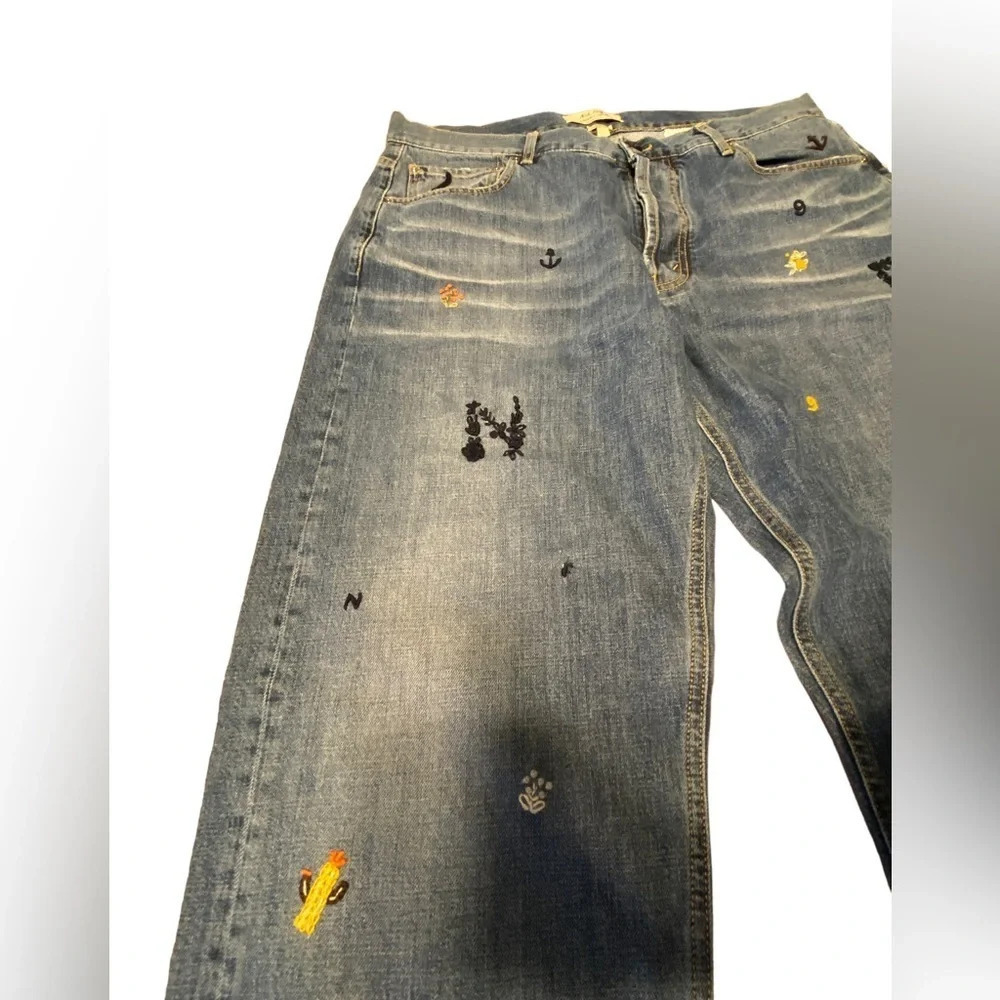 Nick Fouquet Uzzi Embroidered-motif Straight Leg Jeans - Picture 7 of 16